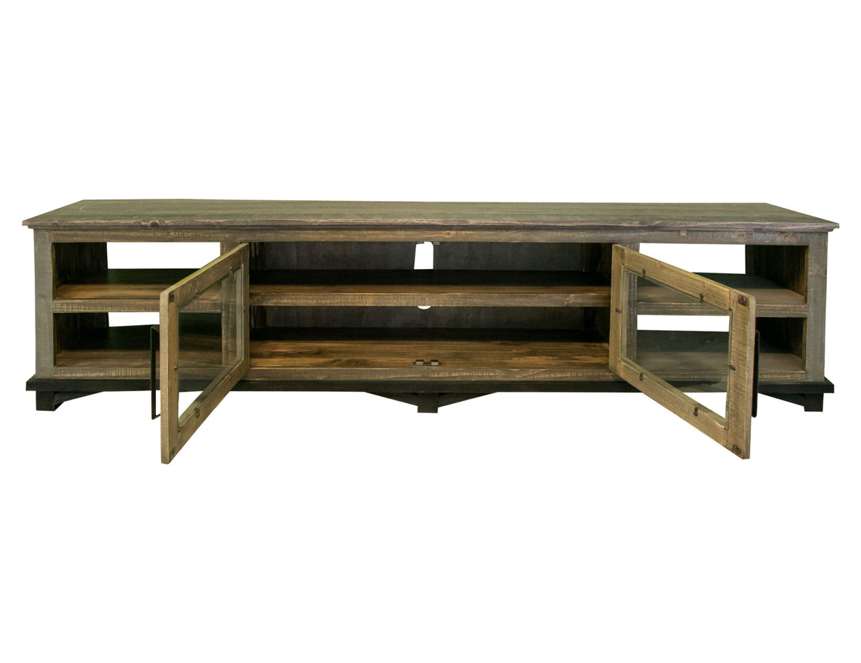Loft - TV Stand - Two Tone Gray / Brown