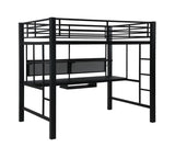 Avalon - Full Workstation Loft Bed - Black