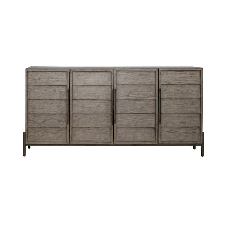 Pelicans Buff - 74" Accent TV Console - Gray