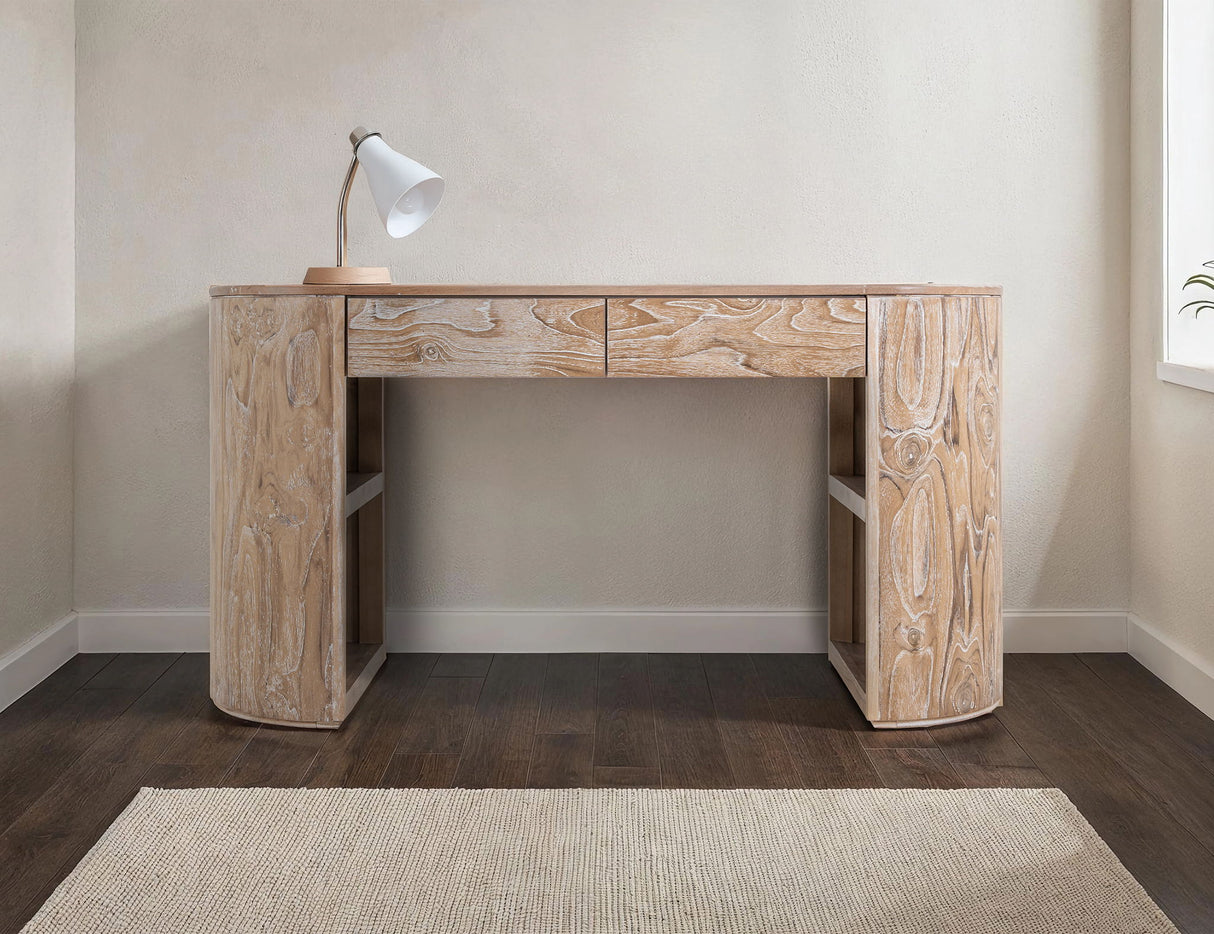 Balam - Desk - Ivory White