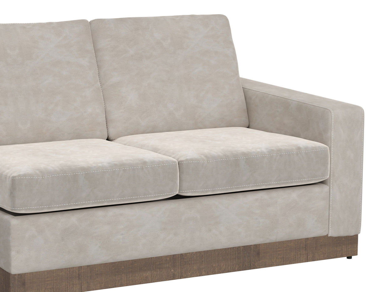 Georgia - Sectional Right-Arm Loveseat - Oyster