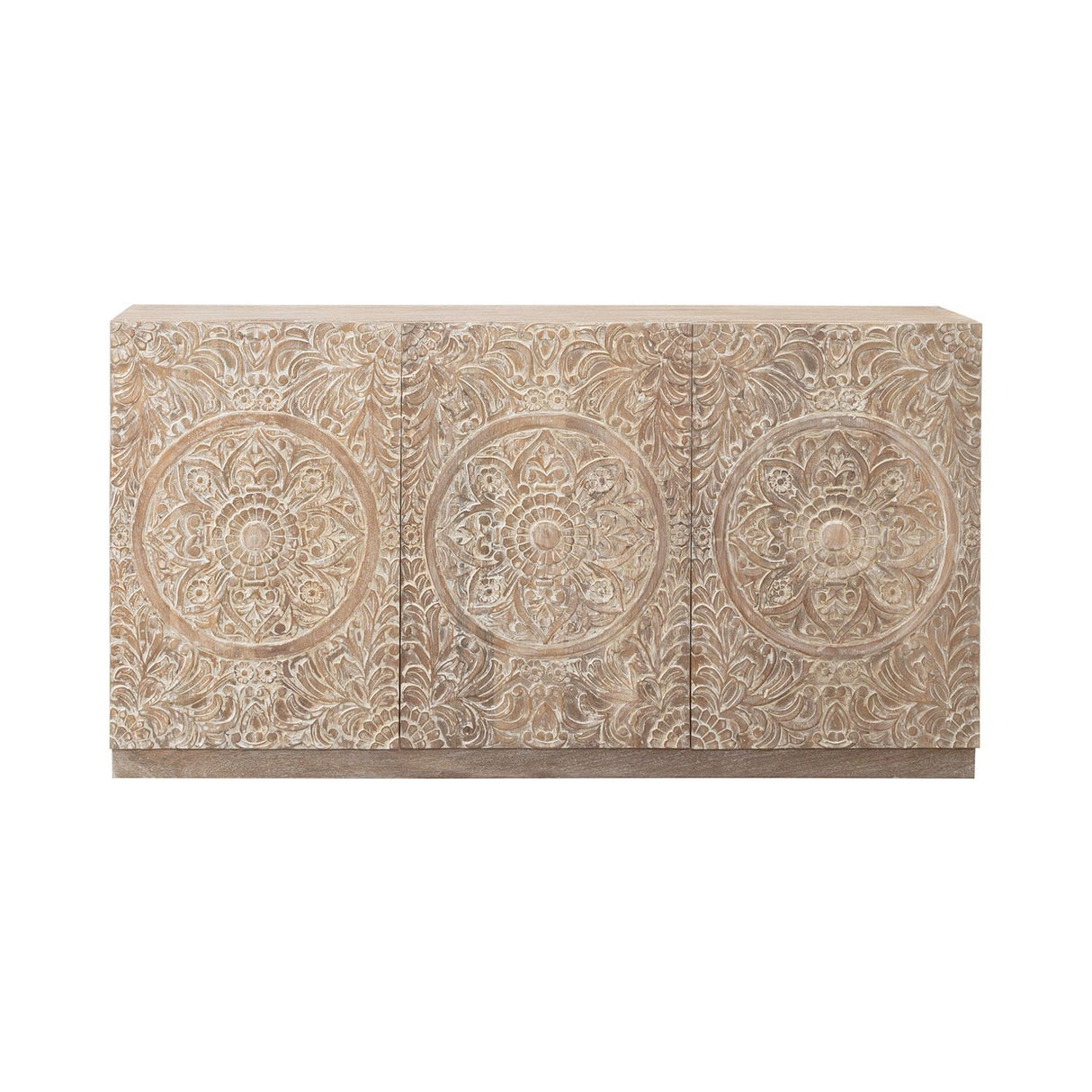 Melody - 3 Door Accent Cabinet - Brown