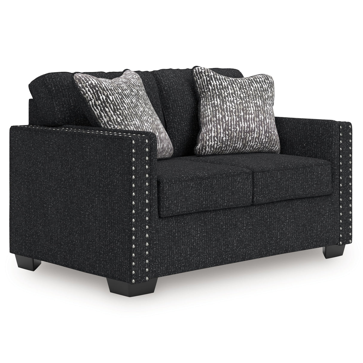 Jasmine Peaks - Loveseat - Coal