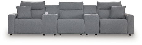 ModMax II - Salt And Pepper - Reclining Sectional
