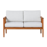 Contemporary Cushioned Patio Triple Lounge
