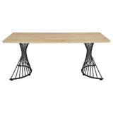 Altus - Composite Wood Dining Table - Natural Oak