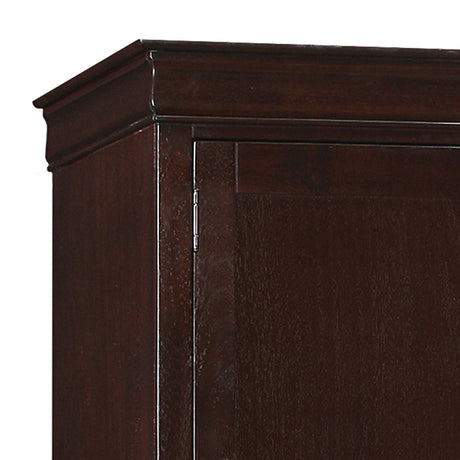 Storage Armoire Elegant - Cappuccino