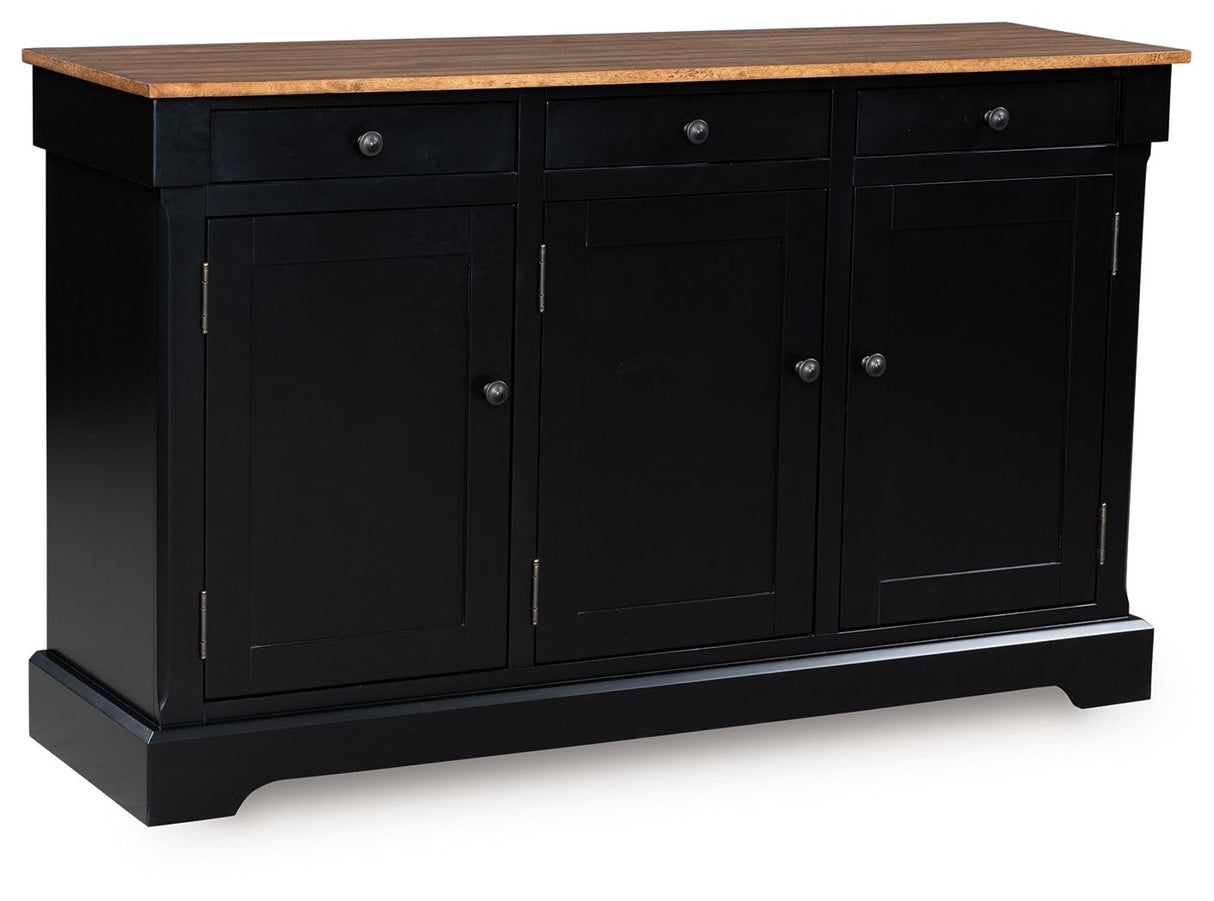Wildenauer - Brown / Black - Dining Room Buffet