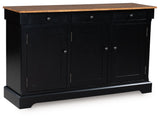 Wildenauer - Brown / Black - Dining Room Buffet