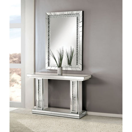 Nysa - Accent Table - Mirrored - 32"