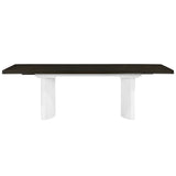 Carena - Dining Table With Leaf - White & Brown Finish