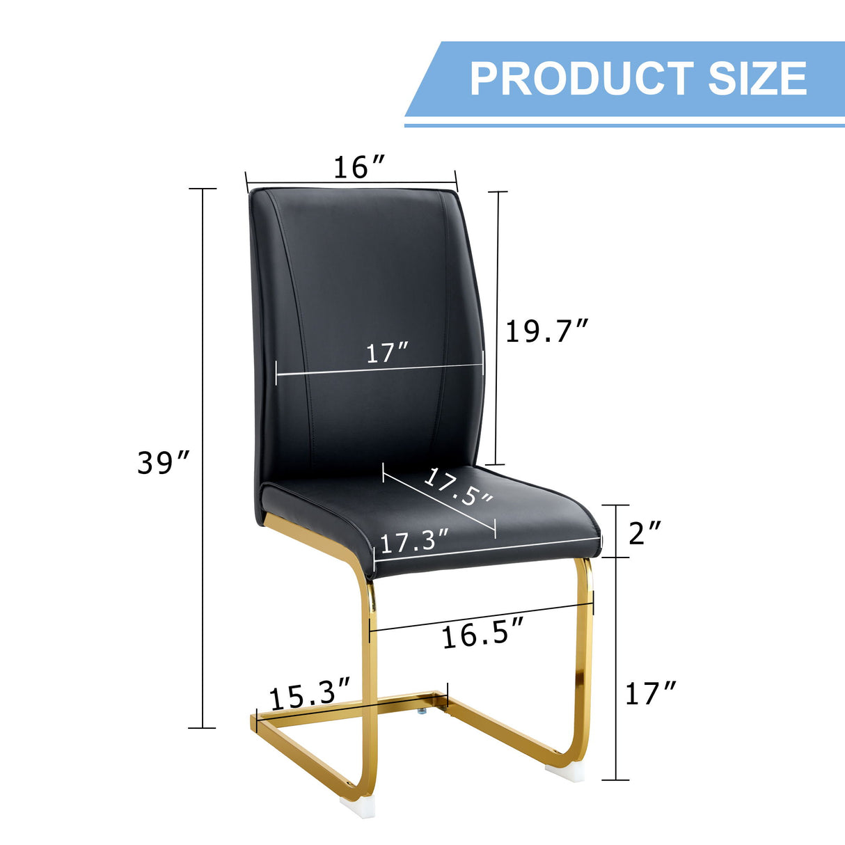 Luxury Simple Arch Chair With Arched Leg