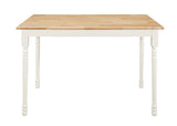 Taffee - Rectangle Dining Table - Natural Brown And White