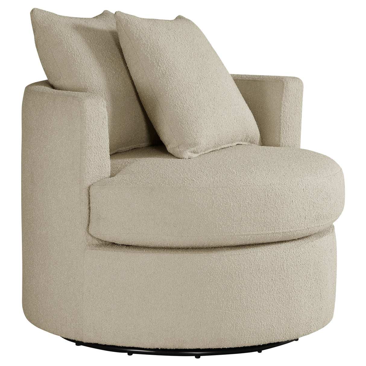 Debbie - Upholstered Swivel Accent Chair
