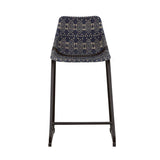 Marquise - Upholstered Counter Chair (Set of 2) - Blue Canvas