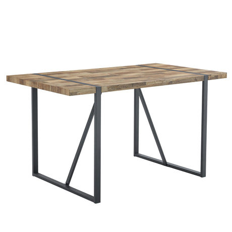 Industrial Rectangular Dining Table For 4 - 6 People