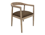 White Teak - Wooden Armchair - Ivory White