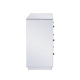 Rekha - Console Cabinet - Mirrored & Faux Crystals