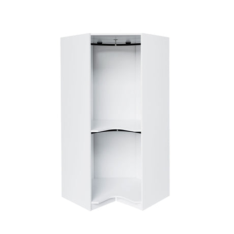 Polygon - Corner Wardrobe - White