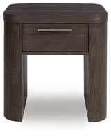Neo - Rich Brown - Square End Table