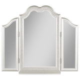 Evangeline - Tri - Fold Vanity Mirror - Silver Oak
