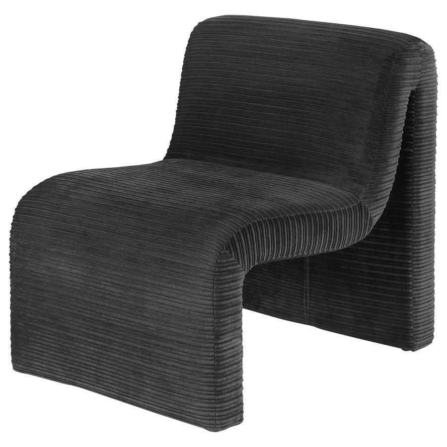 Drayton - Upholstered Curved Armless Accent Chair