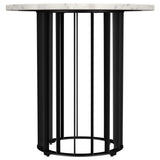 Haven - Round Genuine White Marble Top Table