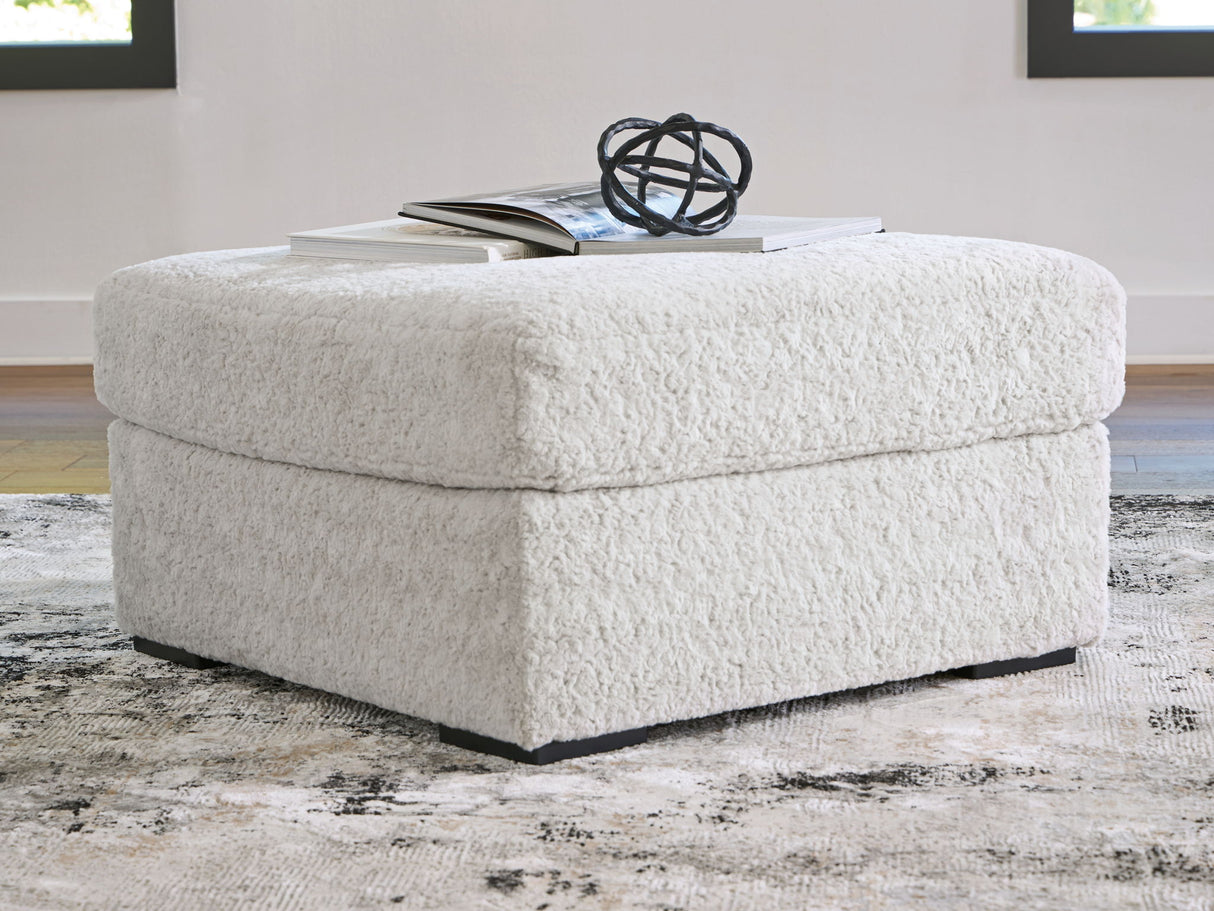 Cuddle Plush - Arctic - Oversized Accent Ottoman