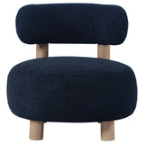 Zonie - Boucle Upholstered Barrel Back Accent Chair