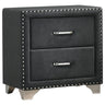 Melody - 2-Drawer Upholstered Nightstand