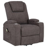 Louie - Chenille Upholstered Power Lift Massage Chair