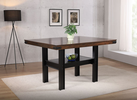 Patterson - 60-Inch Counter Height Dining Table - Mango Oak
