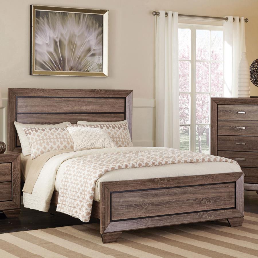 Kauffman - High Headboard Panel Bed