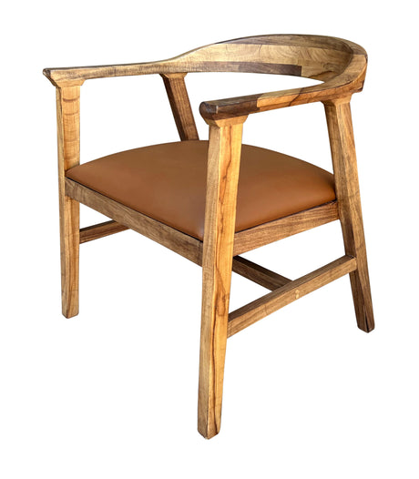 Tulum - Chair With Arms - Golden Brown