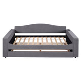Upholstered Daybed With Storage Armrests, Trundle And Latest Integrated Bluetooth Audio System