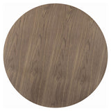 Cora - Round 40" Wood Top Dining Table - Brown Walnut