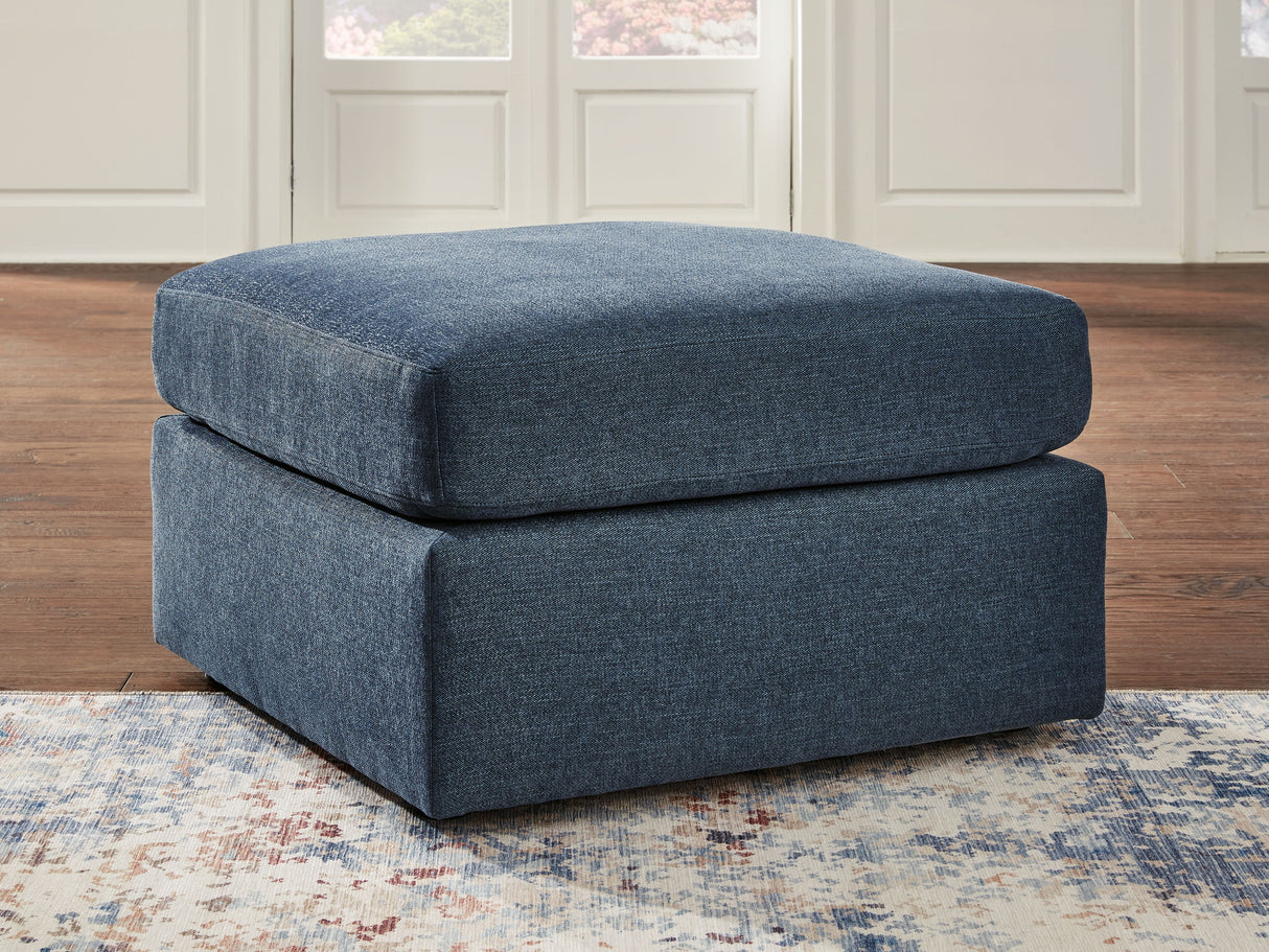 Modmax - Ink - Oversized Accent Ottoman - Fabric