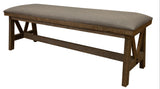 Loft Brown - Bench - Two Tone Gray / Brown