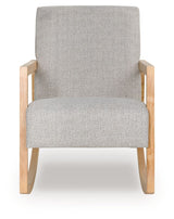 Wychworth - Gray / Natural - Accent Chair