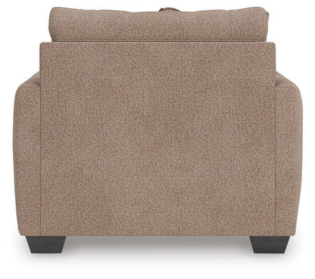 Triston-Peaks - Suede - Chair And A Half