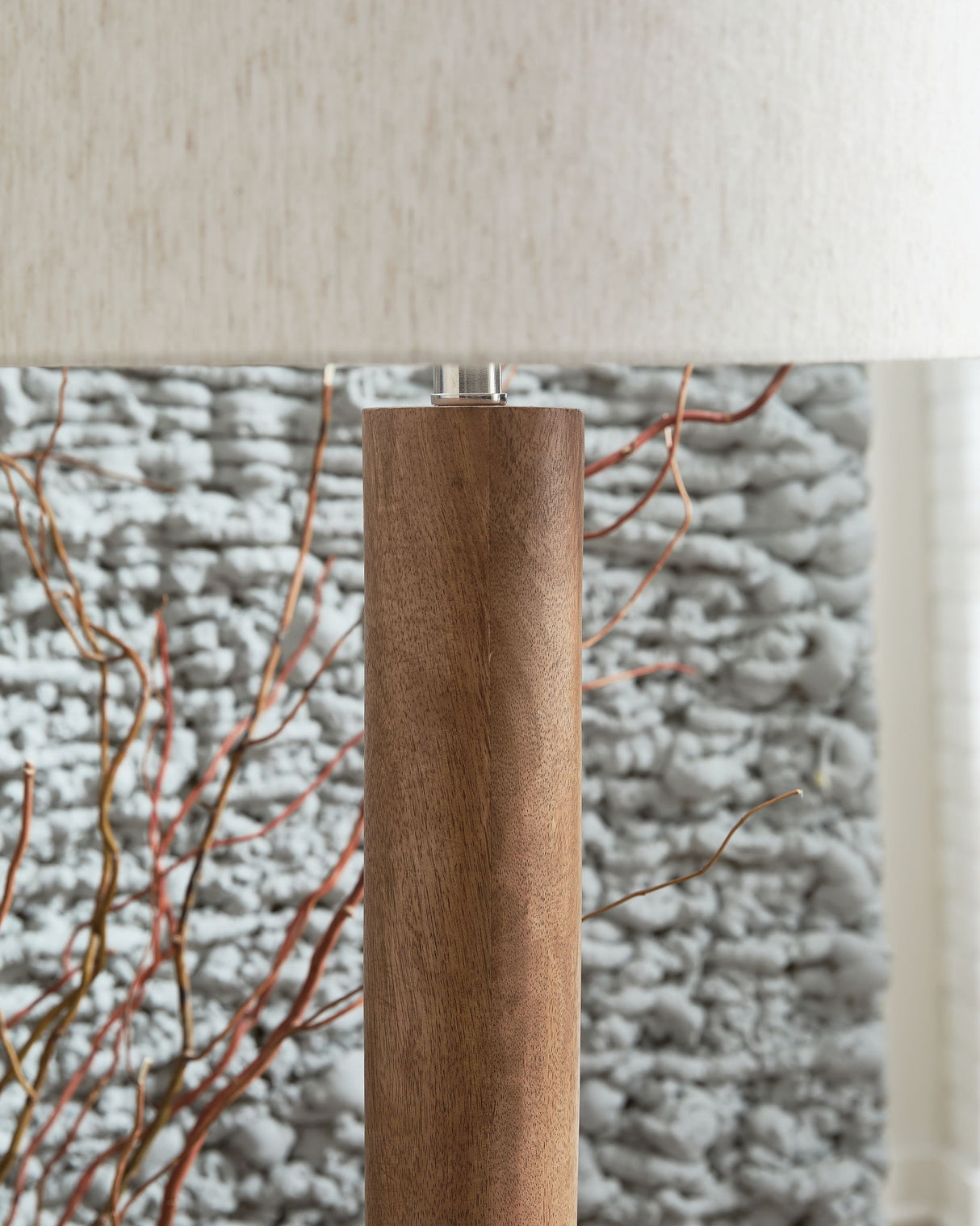 Ailsa - Natural Brown - Wood Floor Lamp