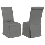 Shawna - Upholstered Skirted Parson Dining Side Chair (Set of 2)