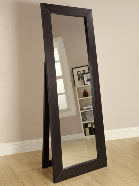 Toga - Rectangular Floor Mirror - Cappuccino