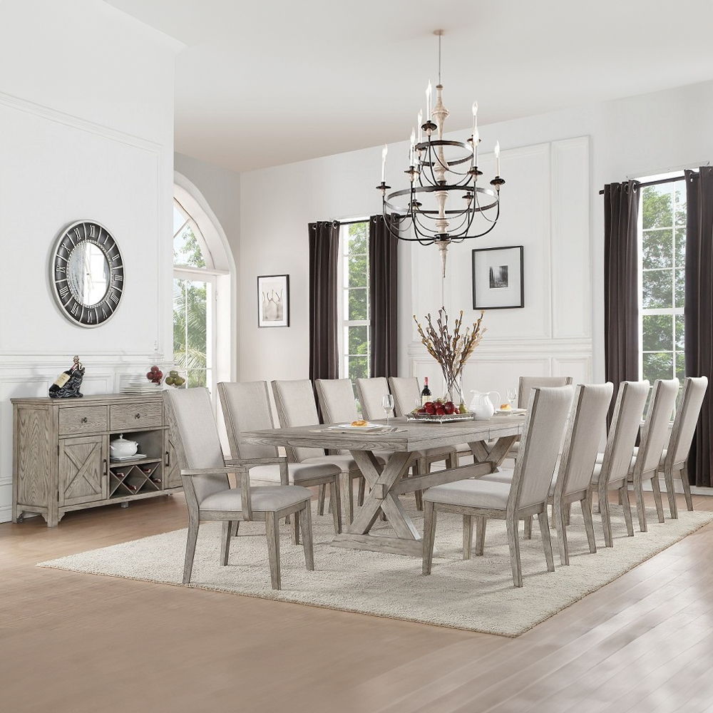 Rocky - Dining Table - Gray Oak