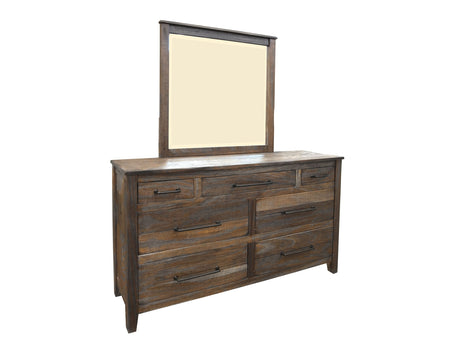 San Luis - Mirror - Deep Brown / Warm Gray Finish