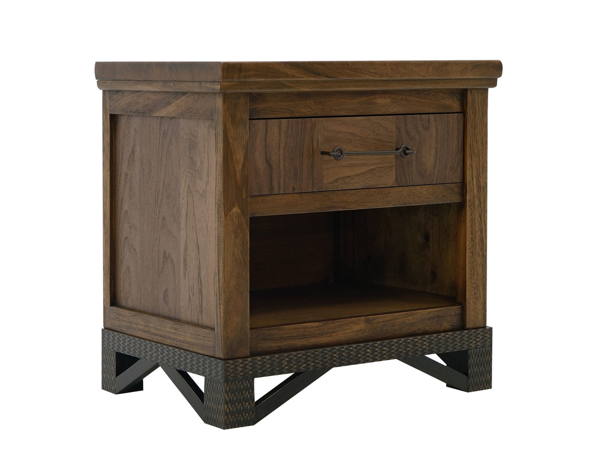 Walnut - Nightstand - Walnut Brown