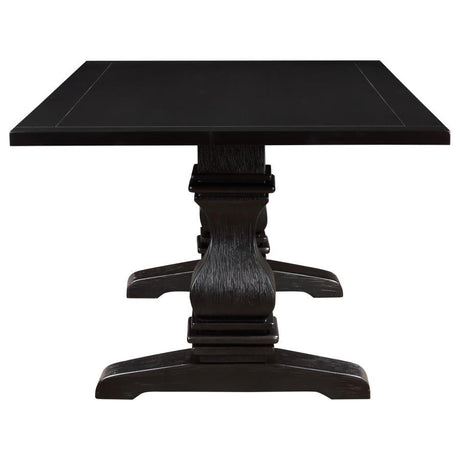 Parkins - Rectangular Dining Table - Rustic Espresso