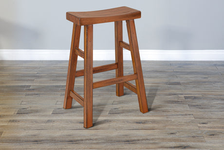 Sedona - Saddle Seat Stool With Wood Seat