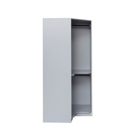 Polygon - Corner Wardrobe - Gray