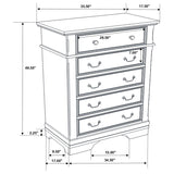 Manchester - 5-Drawer Chest - Wheat